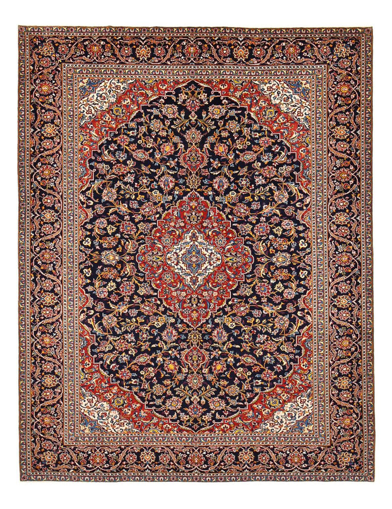 Perzisch tapijt - Keshan - 381 x 292 cm - donkerblauw