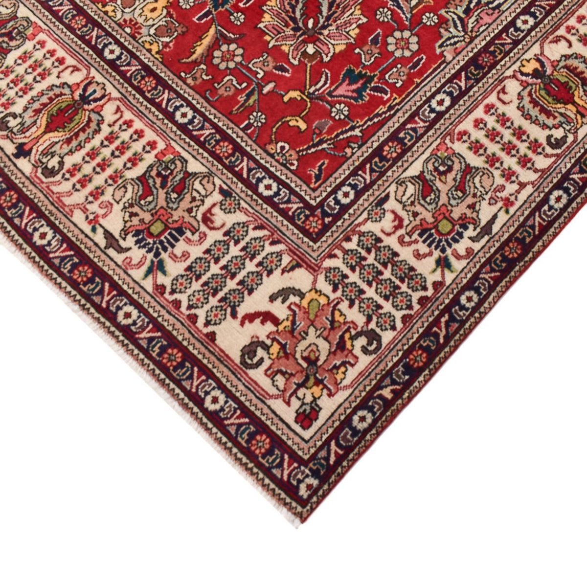 Perzisch tapijt - Tabriz - 374 x 295 cm - rood