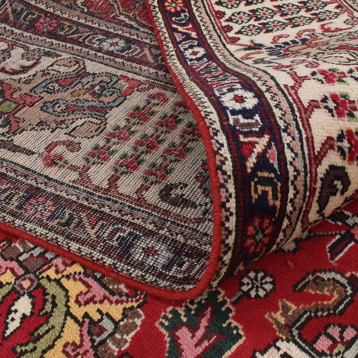Perzisch tapijt - Tabriz - 374 x 295 cm - rood