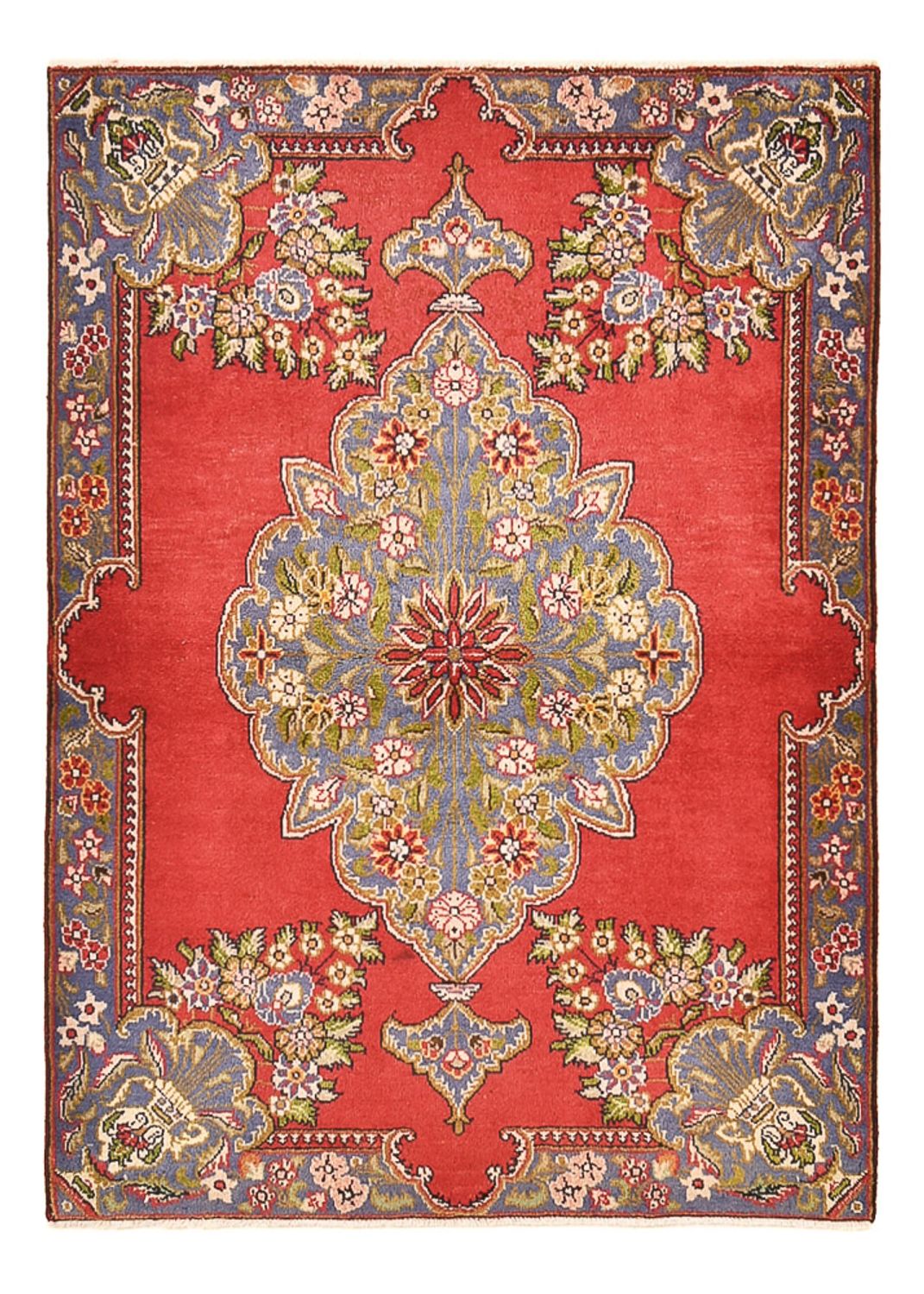 Perzisch tapijt - Tabriz - 142 x 100 cm - rood