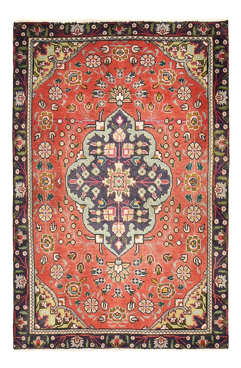 Perzisch tapijt - Tabriz - 141 x 90 cm - licht rood