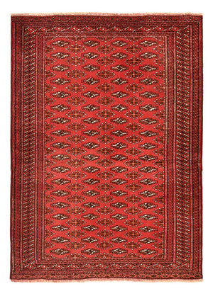 Turkaman tapijt - 138 x 98 cm - rood