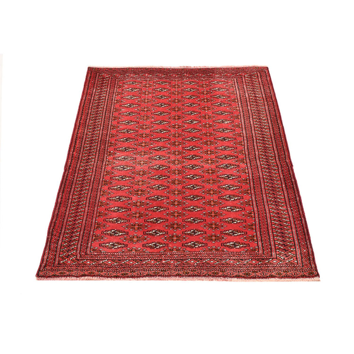 Turkaman tapijt - 138 x 98 cm - rood