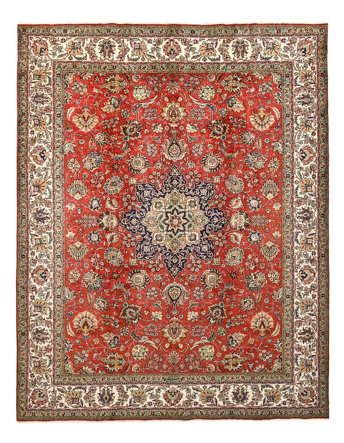 Perzisch tapijt - Tabriz - 395 x 308 cm - rood