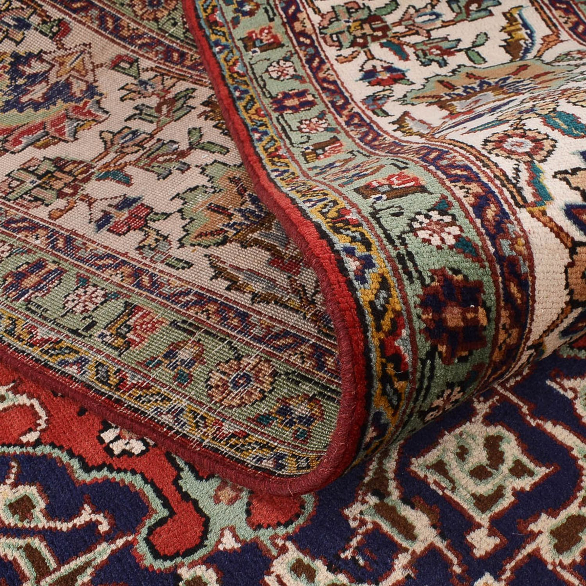 Perzisch tapijt - Tabriz - 395 x 308 cm - rood