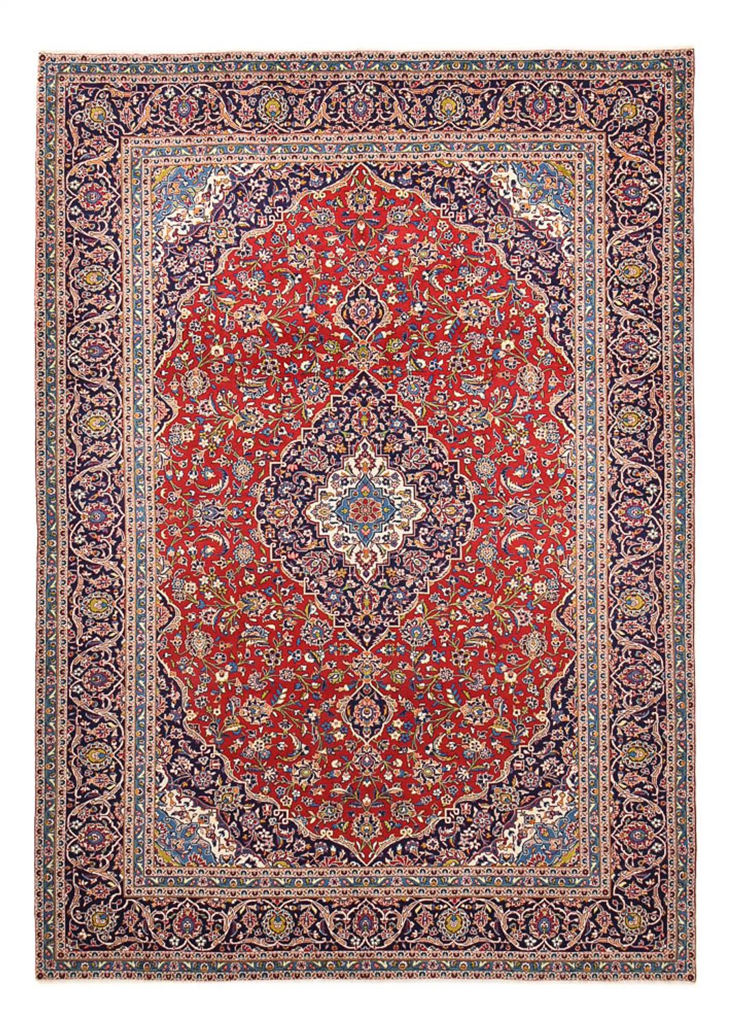 Perzisch tapijt - Keshan - 403 x 295 cm - rood