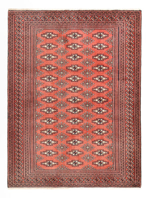 Turkaman tapijt - 132 x 99 cm - rood