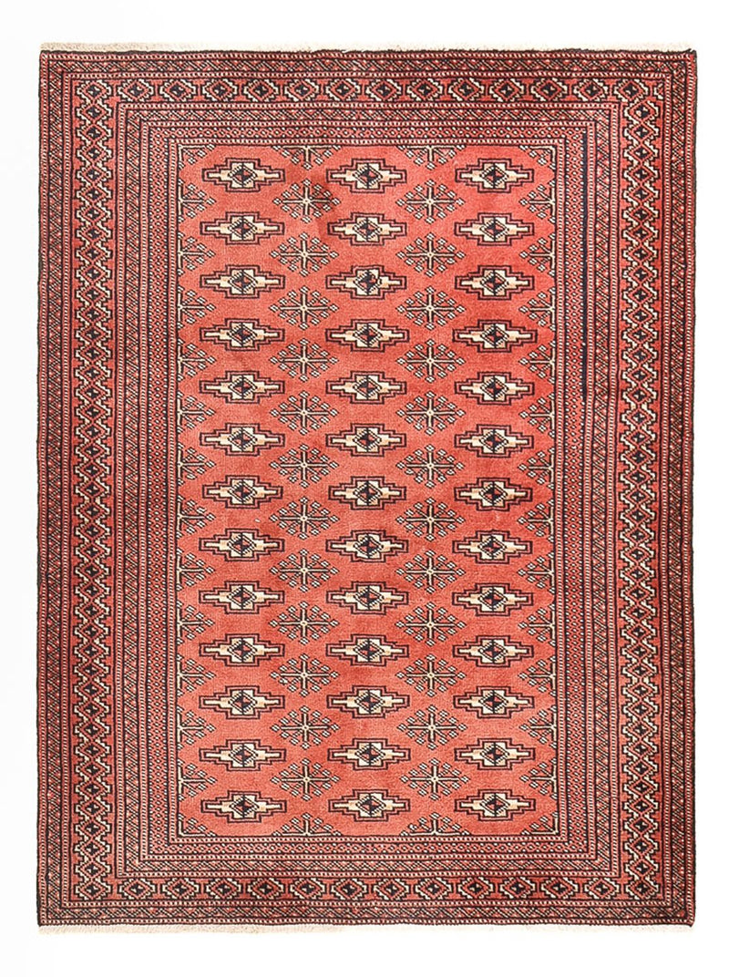 Turkaman tapijt - 132 x 99 cm - rood