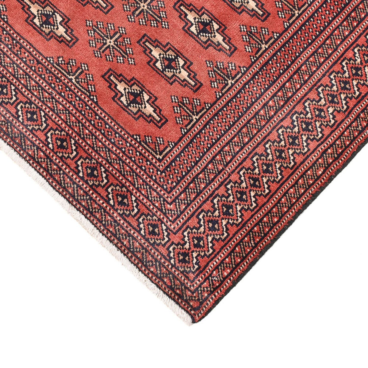 Turkaman tapijt - 132 x 99 cm - rood