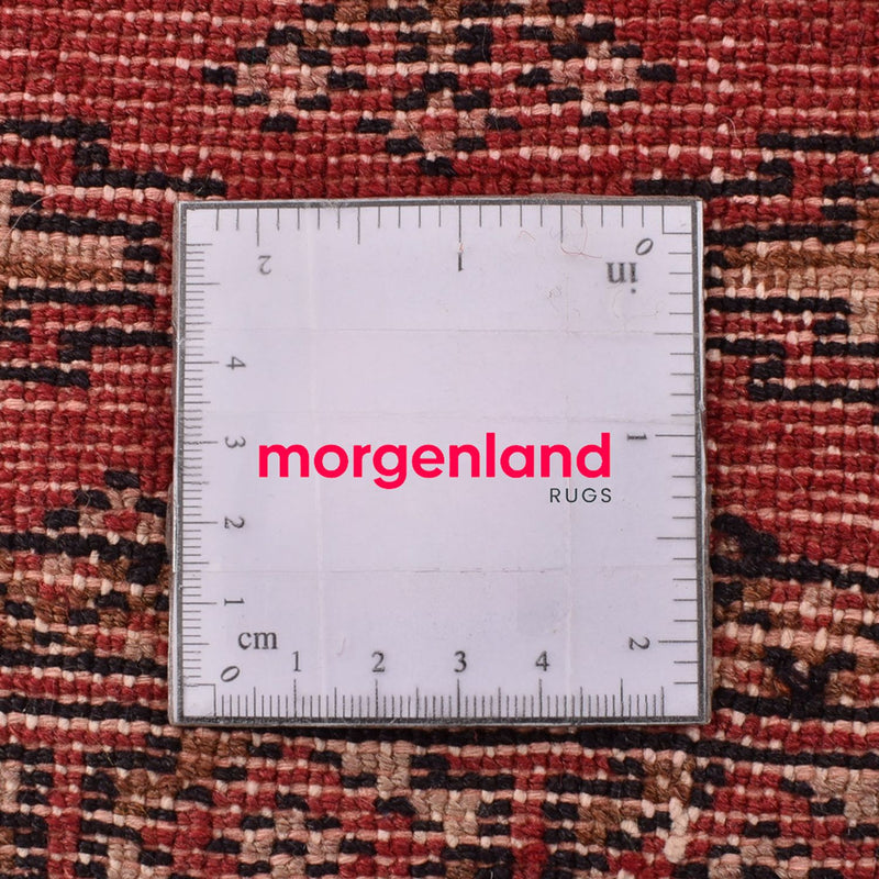 Loper Turkaman tapijt - 285 x 77 cm - rood