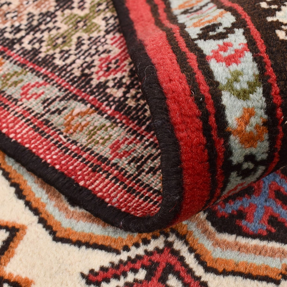 Loper Turkaman tapijt - 283 x 85 cm - rood