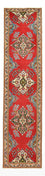 Loper Perzisch tapijt - Tabriz - 341 x 85 cm - rood
