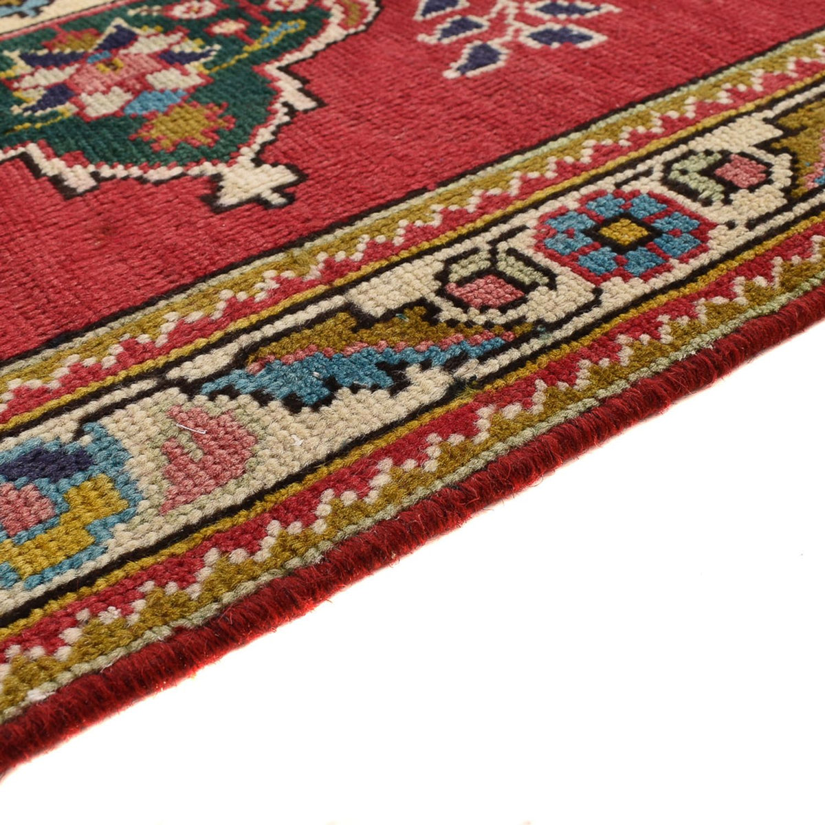 Loper Perzisch tapijt - Tabriz - 341 x 85 cm - rood