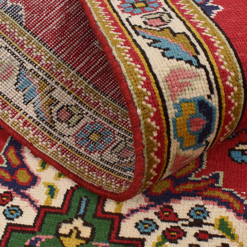 Loper Perzisch tapijt - Tabriz - 341 x 85 cm - rood