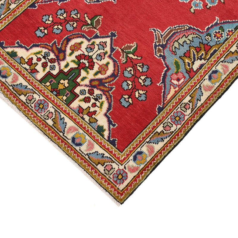 Loper Perzisch tapijt - Tabriz - 343 x 80 cm - rood