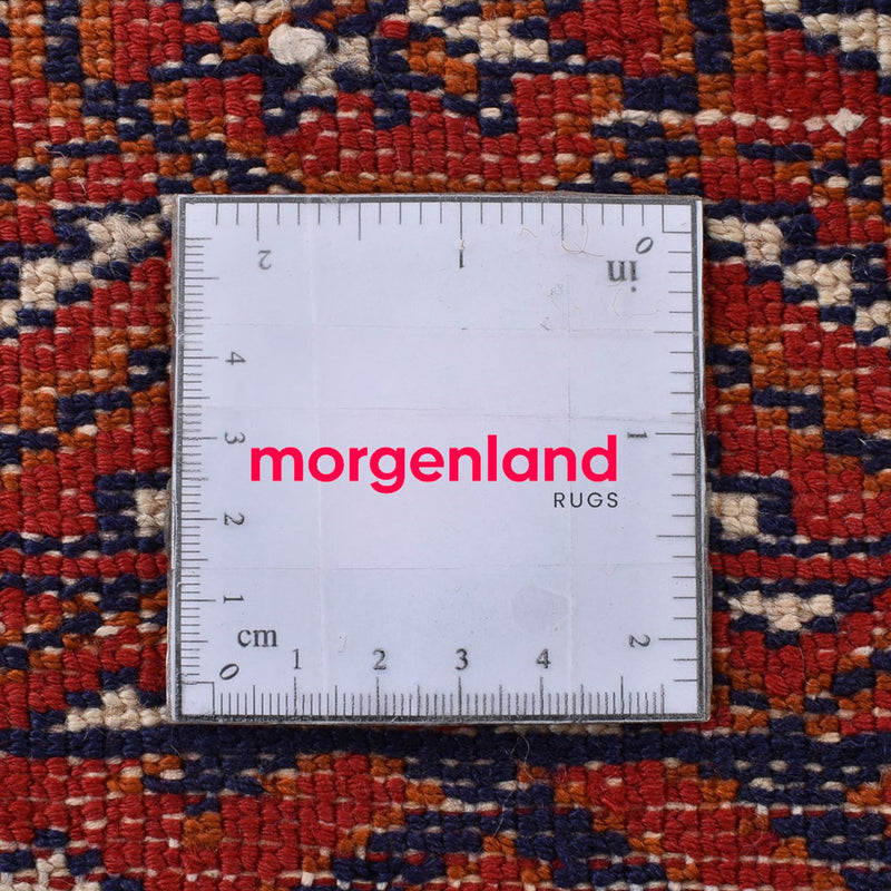 Loper Turkaman tapijt - 277 x 75 cm - rood