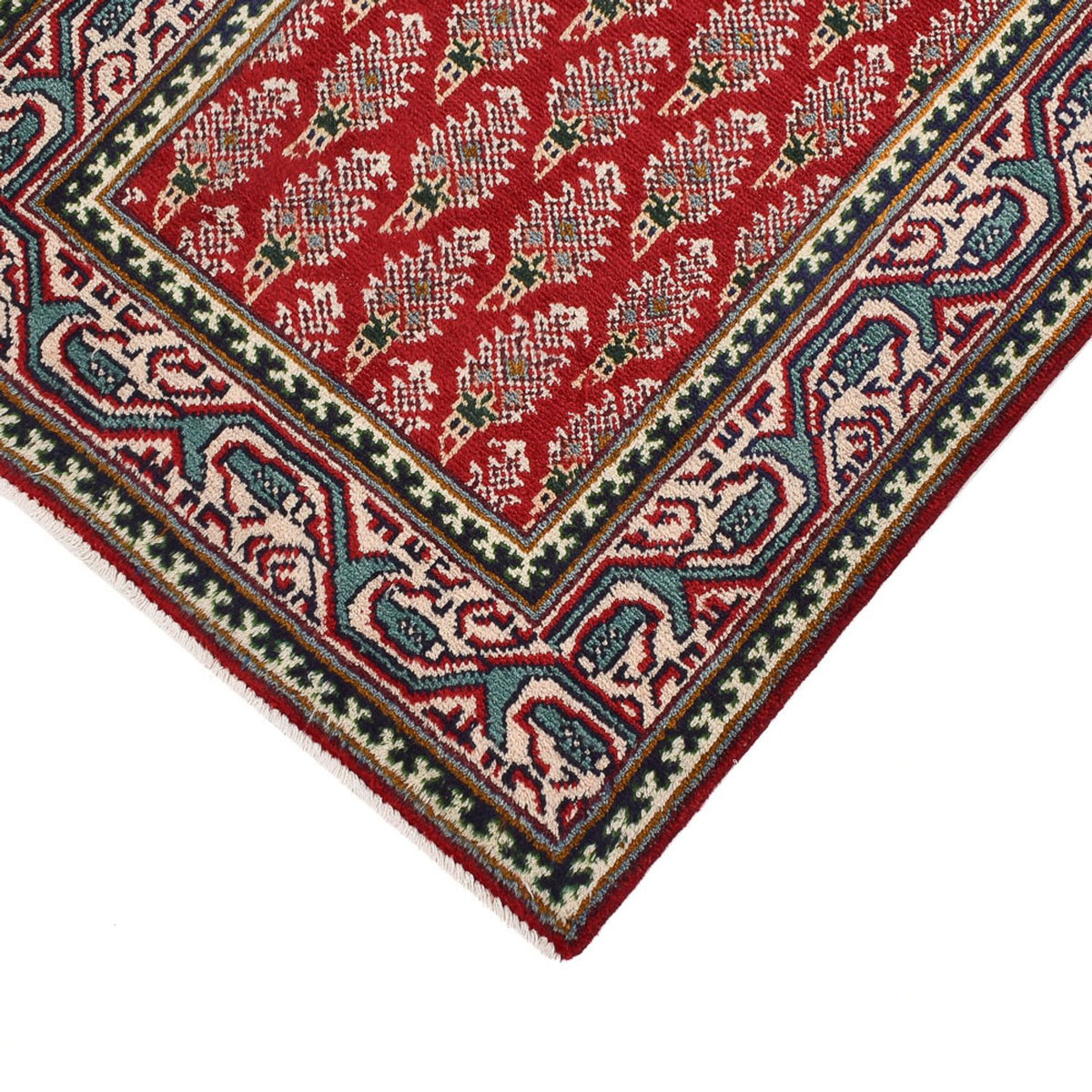 Loper Perzisch tapijt - Tabriz - 483 x 76 cm - roest