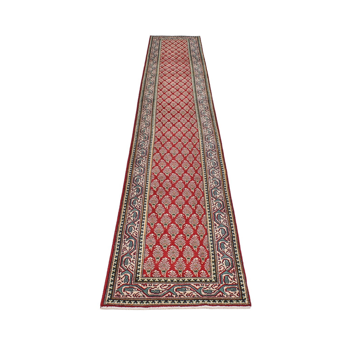 Loper Perzisch tapijt - Tabriz - 483 x 76 cm - roest