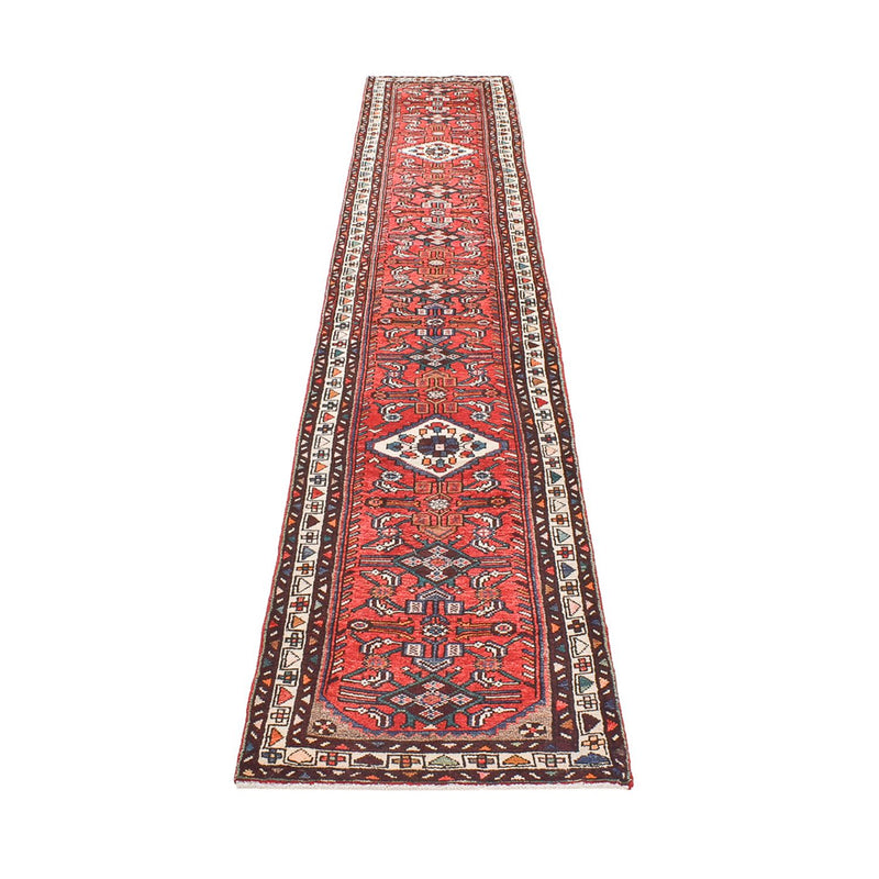 Loper Perzisch Tapijt - Nomadisch - 386 x 71 cm - rood