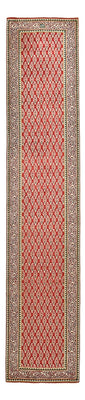 Loper Perzisch tapijt - Tabriz - 381 x 73 cm - roest