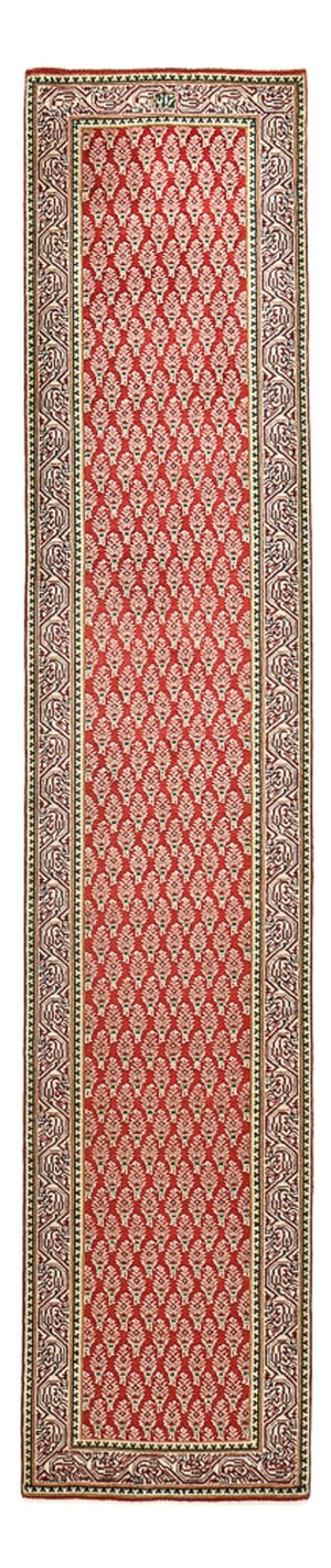 Loper Perzisch tapijt - Tabriz - 381 x 73 cm - roest