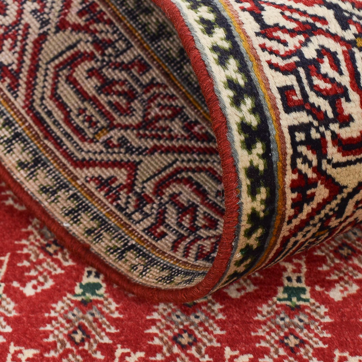 Loper Perzisch tapijt - Tabriz - 381 x 73 cm - roest