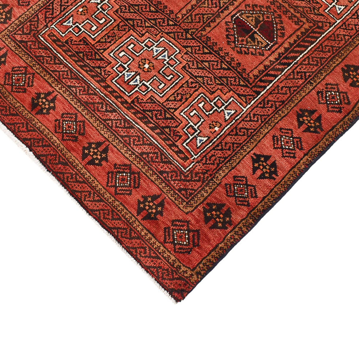 Loper Baluch tapijt - 573 x 86 cm - roest