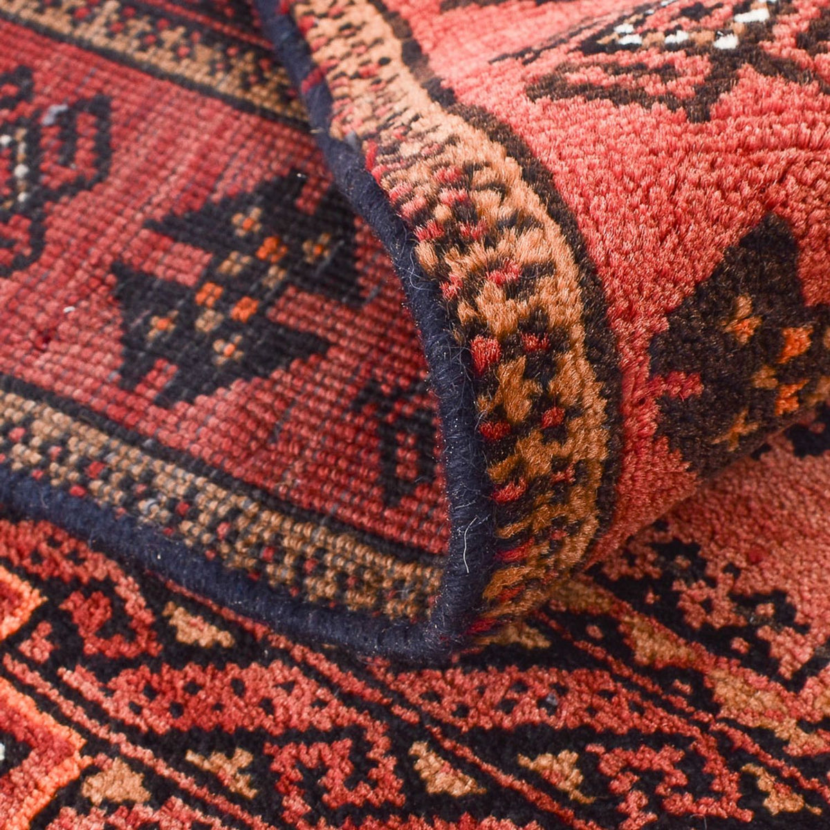 Loper Baluch tapijt - 573 x 86 cm - roest