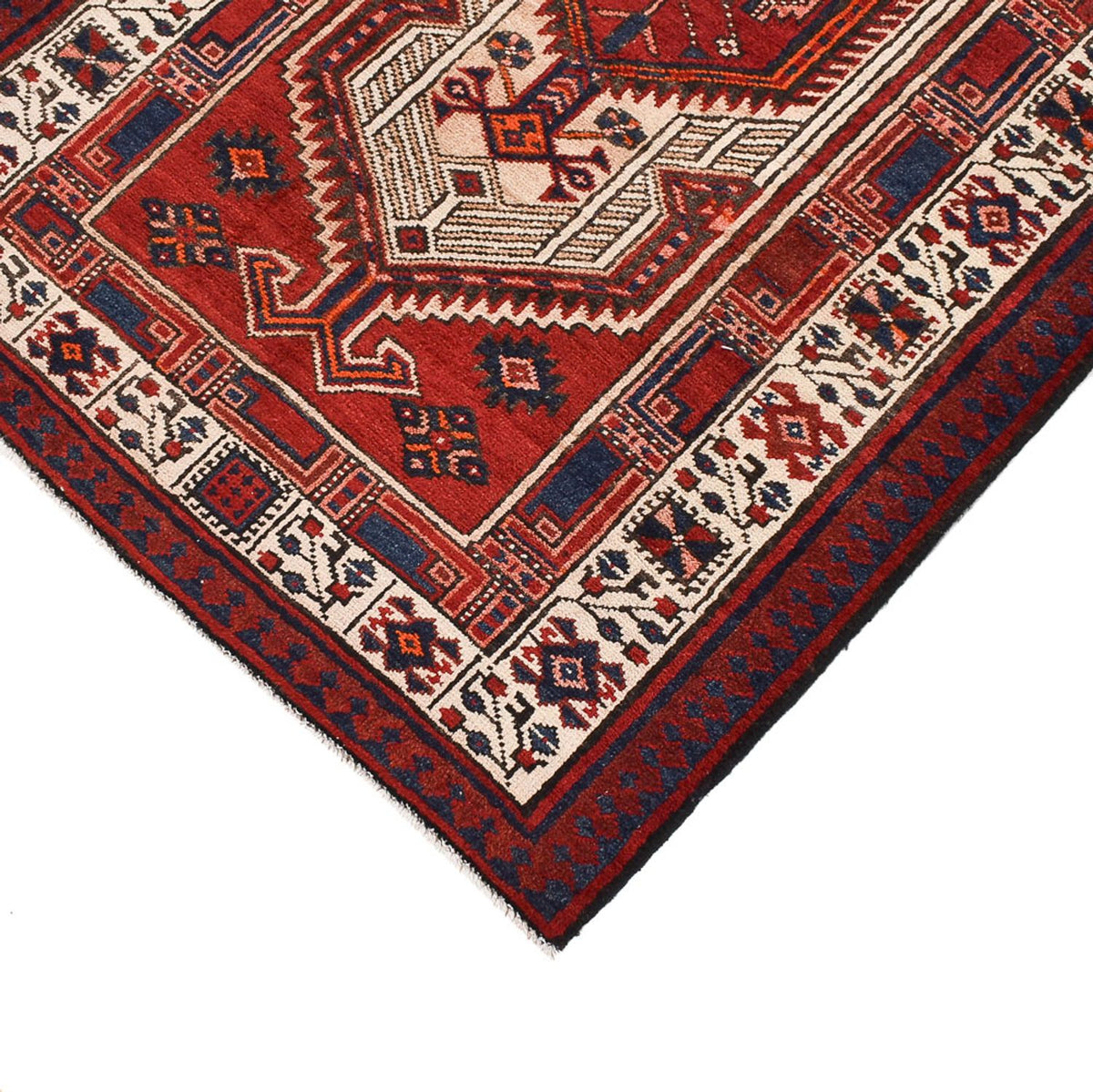 Loper Perzisch tapijt - Tabriz - 460 x 98 cm - roest