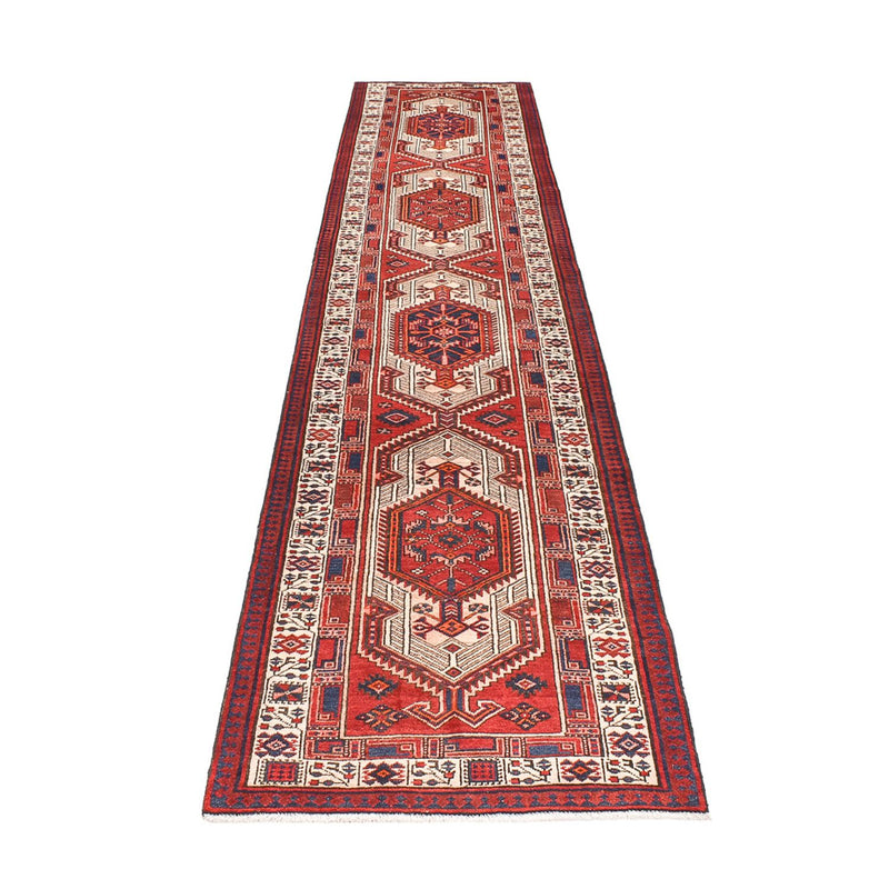Loper Perzisch tapijt - Tabriz - 460 x 98 cm - roest