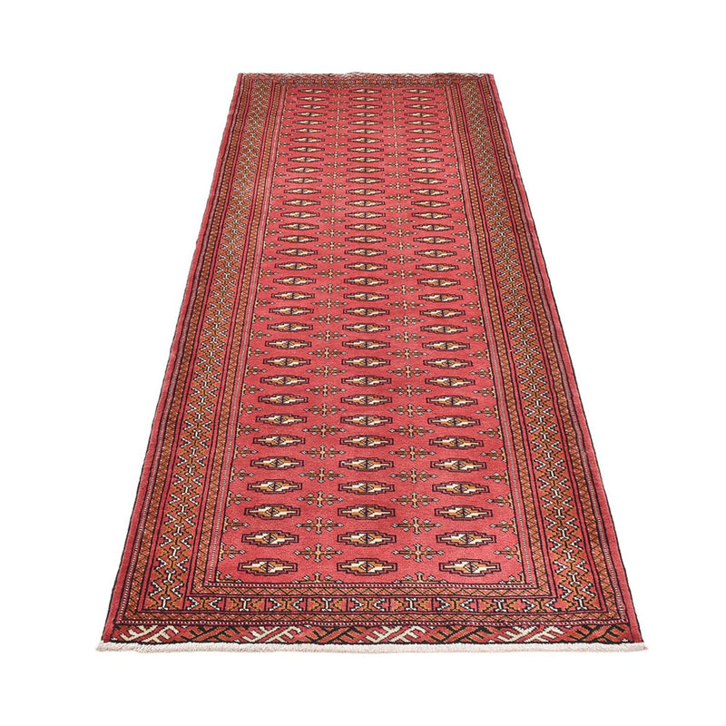 Loper Turkaman tapijt - 285 x 105 cm - rood