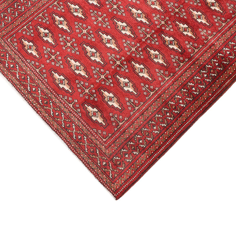 Loper Turkaman tapijt - 274 x 96 cm - rood