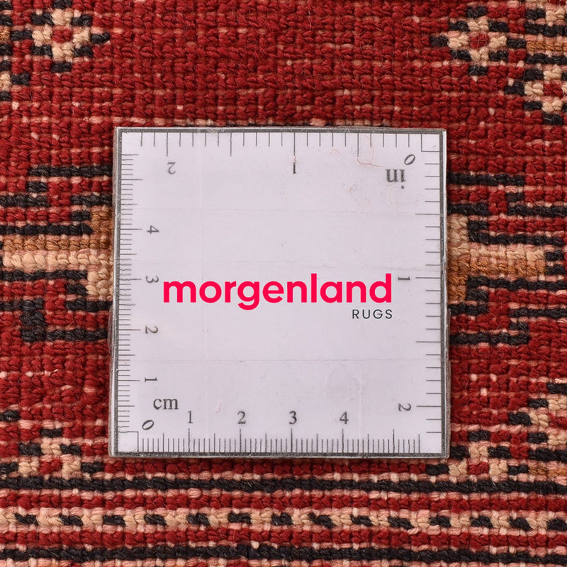 Loper Turkaman tapijt - 274 x 96 cm - rood