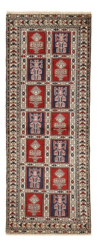 Loper Turkaman tapijt - 190 x 78 cm - veelkleurig