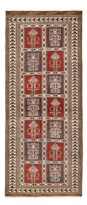 Loper Turkaman tapijt - 186 x 76 cm - veelkleurig