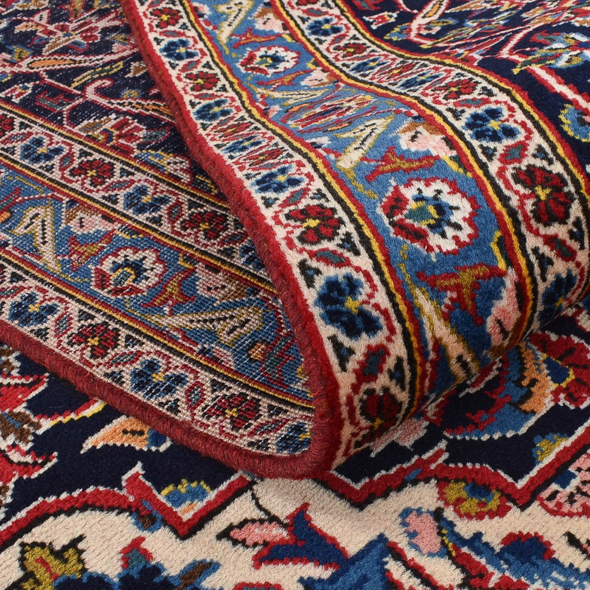 Perzisch tapijt - Keshan - 383 x 273 cm - rood