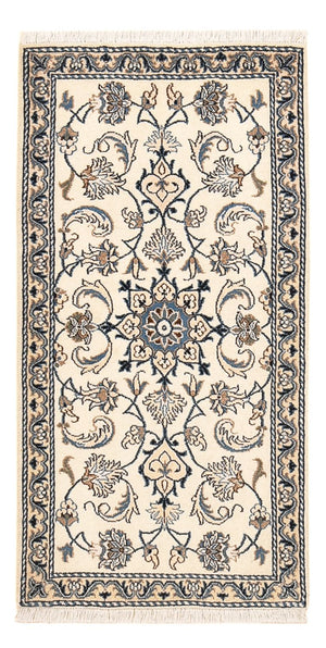 Perzisch tapijt - Nain - 133 x 69 cm - crème