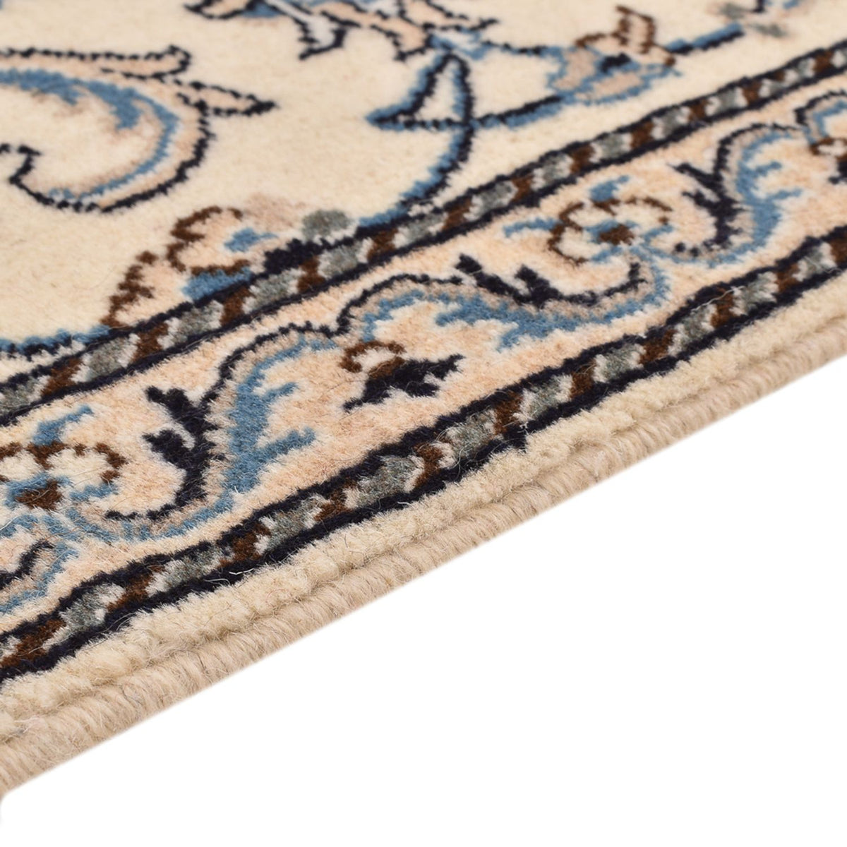 Perzisch tapijt - Nain - 139 x 69 cm - crème