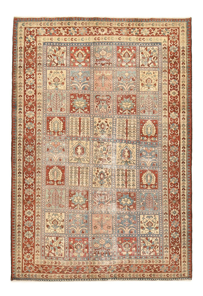 Vintage tapijt - 292 x 197 cm - donker beige