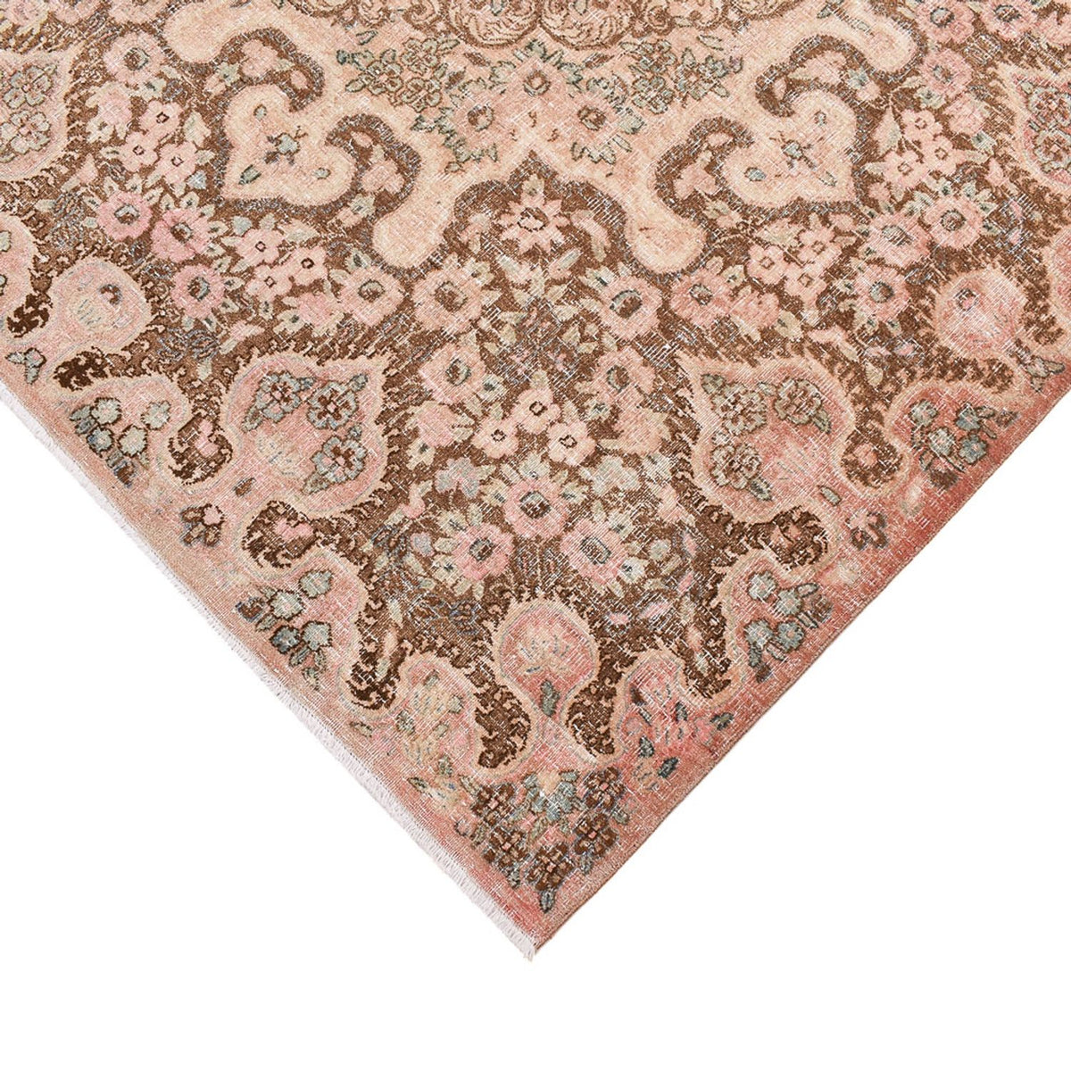 Vintage tapijt - 312 x 210 cm - licht beige