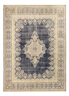 Vintage tapijt 292x406cm - Rechthoekig / Donkerblauw / 292 x 406 cm Rechthoekig