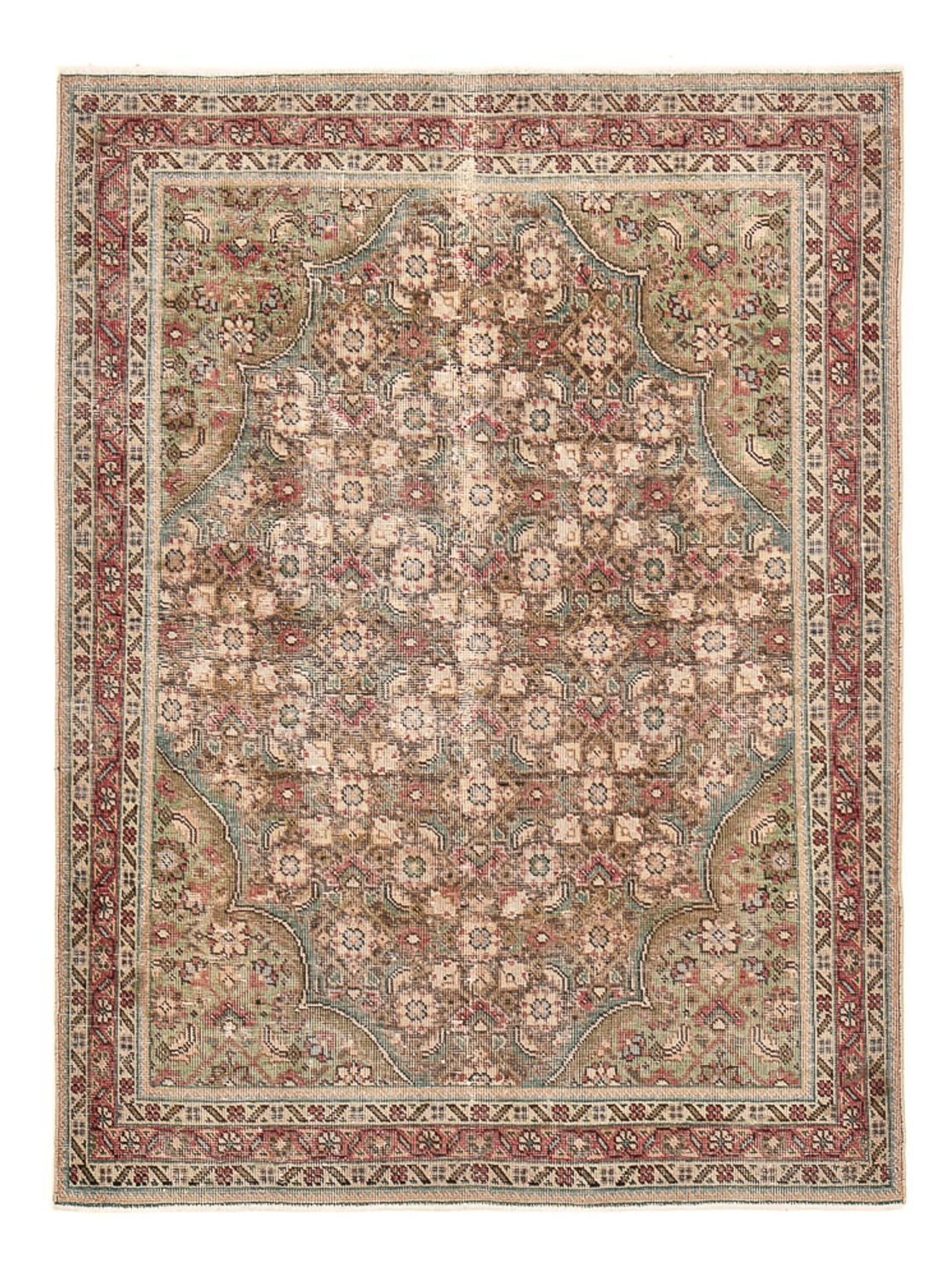Vintage tapijt - 182 x 136 cm - beige