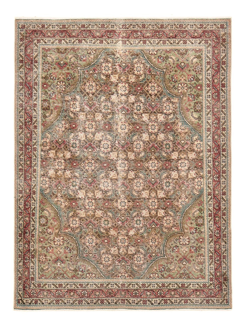 Vintage tapijt - 182 x 136 cm - beige