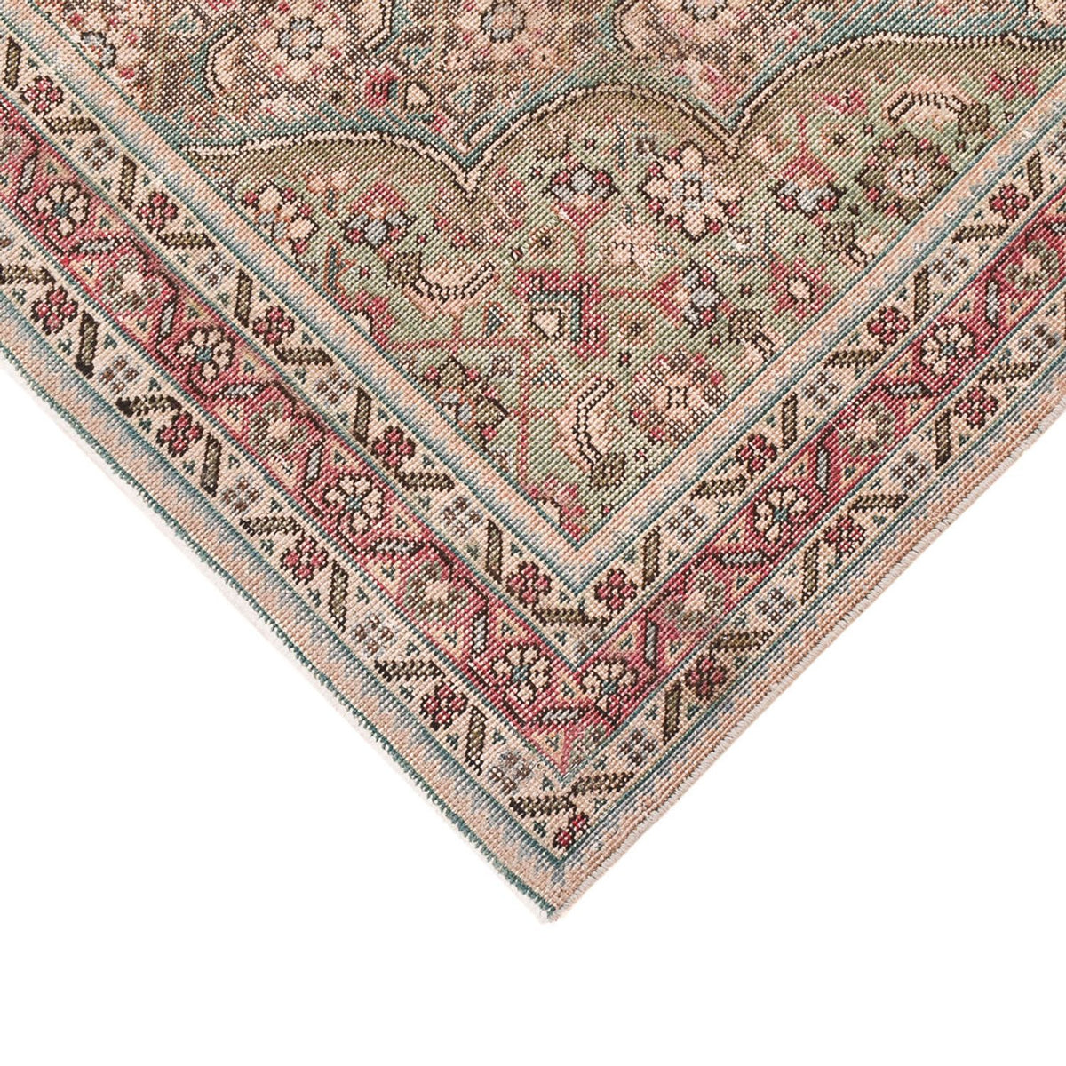 Vintage tapijt - 182 x 136 cm - beige