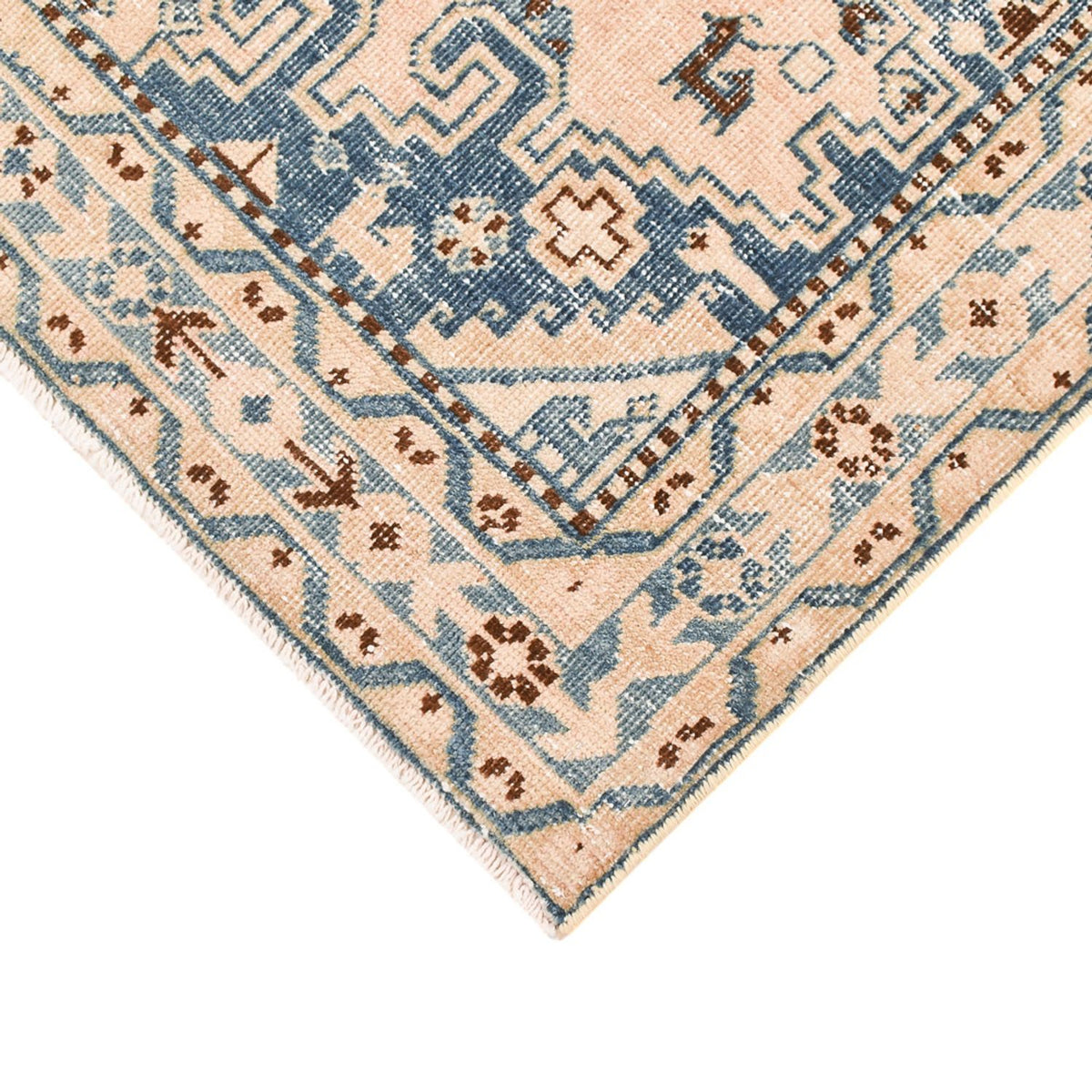 Vintage tapijt - 160 x 103 cm - veelkleurig