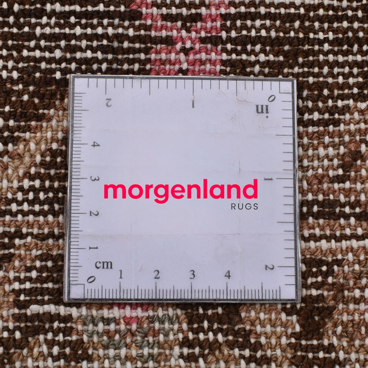 Vintage tapijt - 186 x 126 cm - licht rood