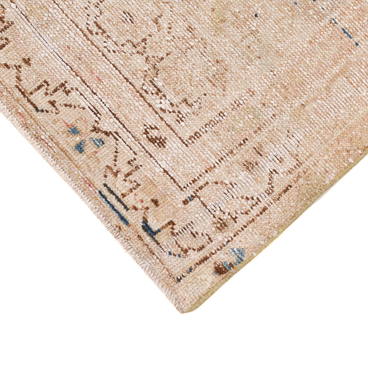 Vintage tapijt - 148 x 108 cm - blauw