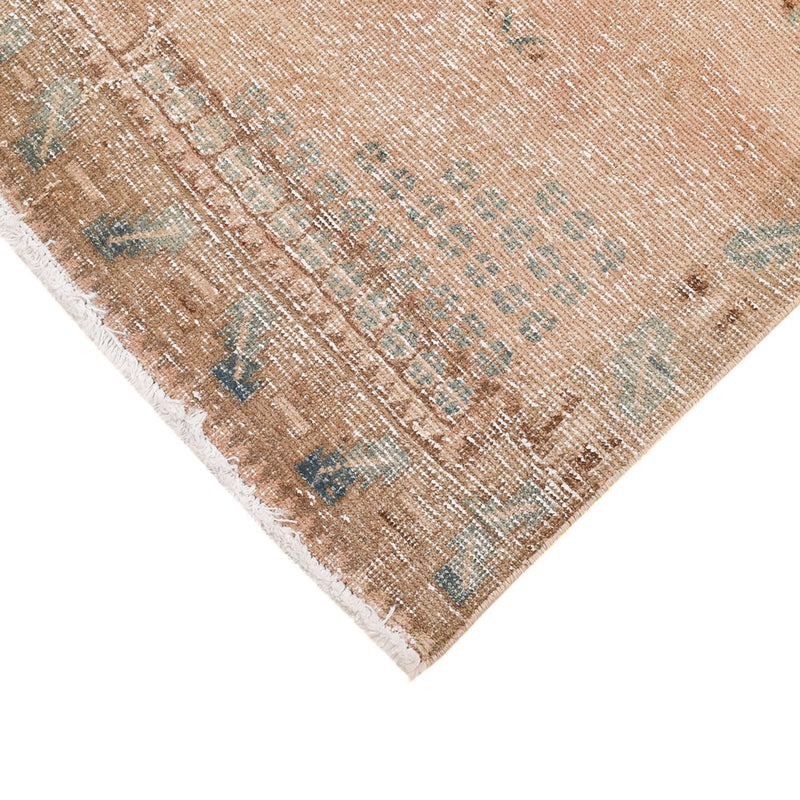 Vintage tapijt - 152 x 103 cm - donker beige