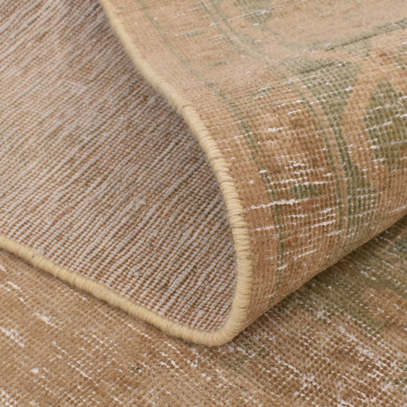 Vintage tapijt - 206 x 145 cm - donker beige