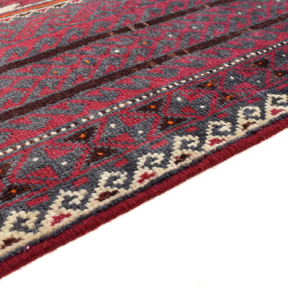 Loper Baluch tapijt - 198 x 102 cm - paars